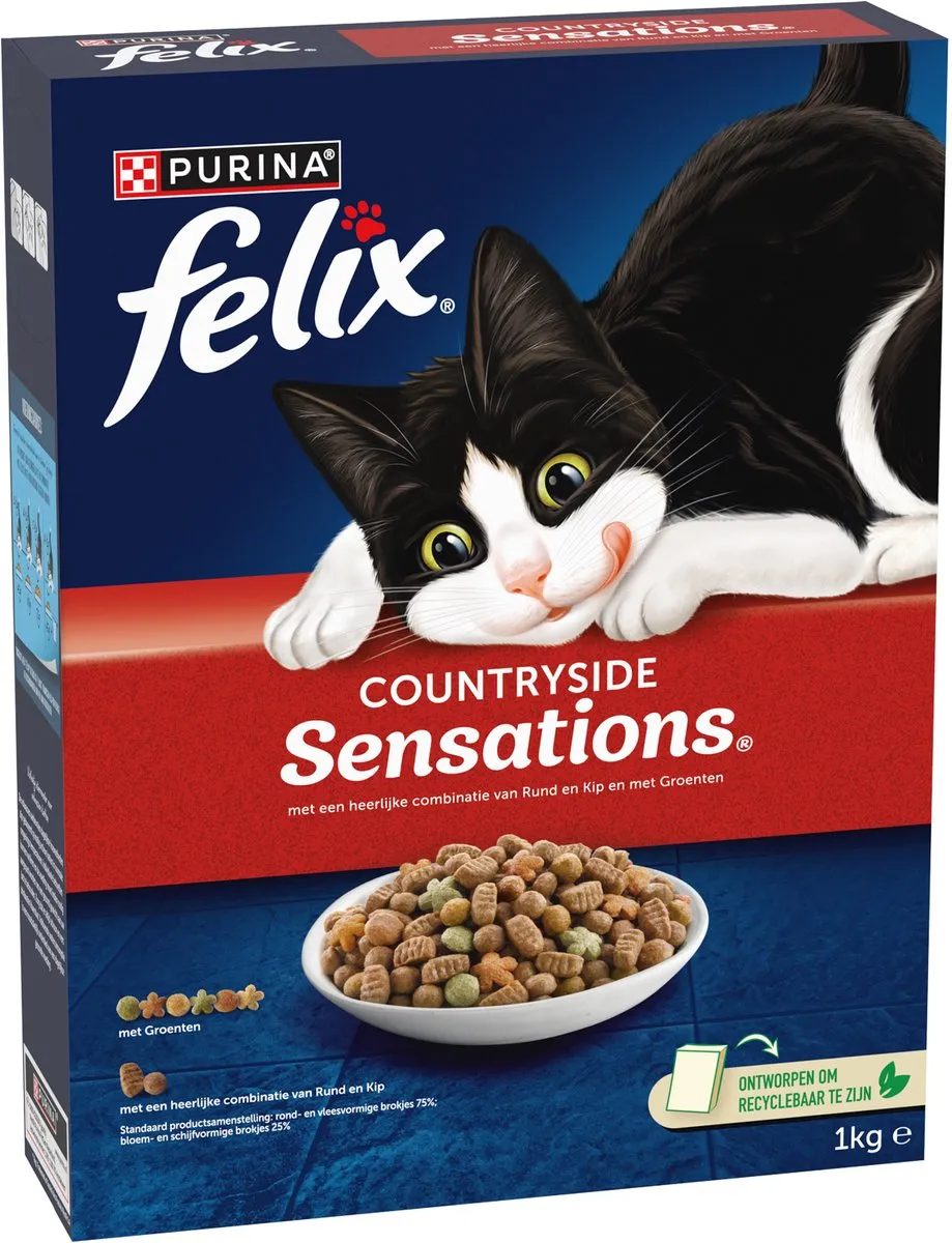 Felix Droogvoer Countryside Sensations Kat - 1 kg