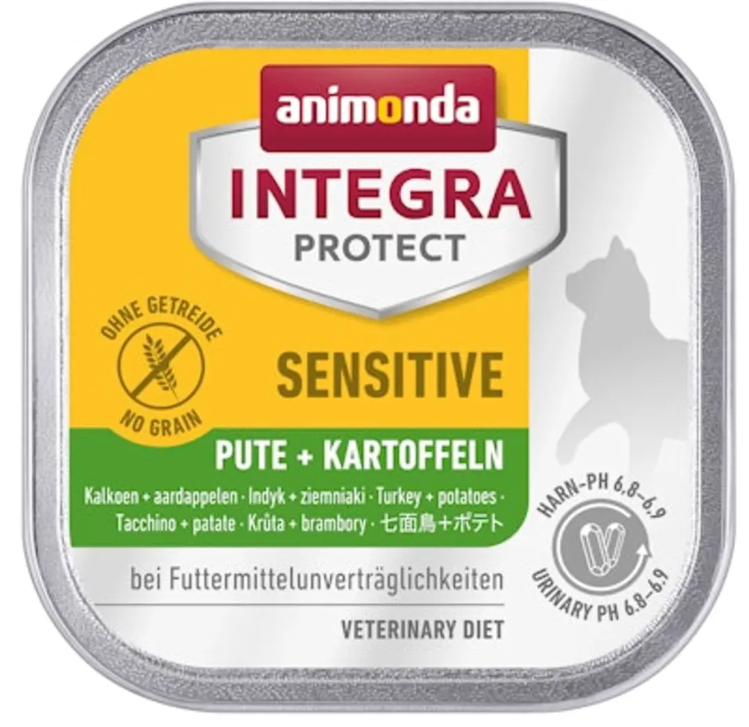 Animonda Integra Protect Cat Sensitive Kalkoen & Aardappel - 16x100g