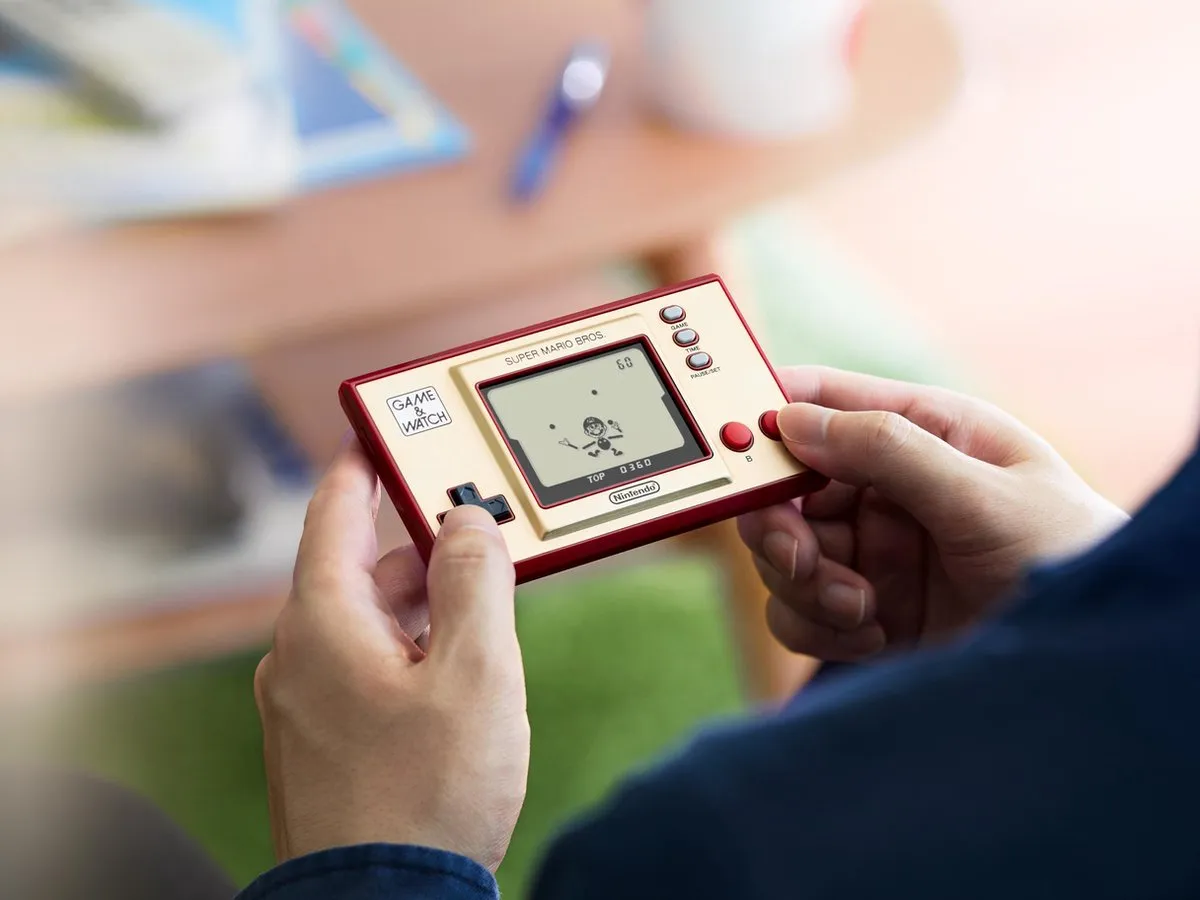 Nintendo Game & Watch Super Mario Bros - Goud/Bruin