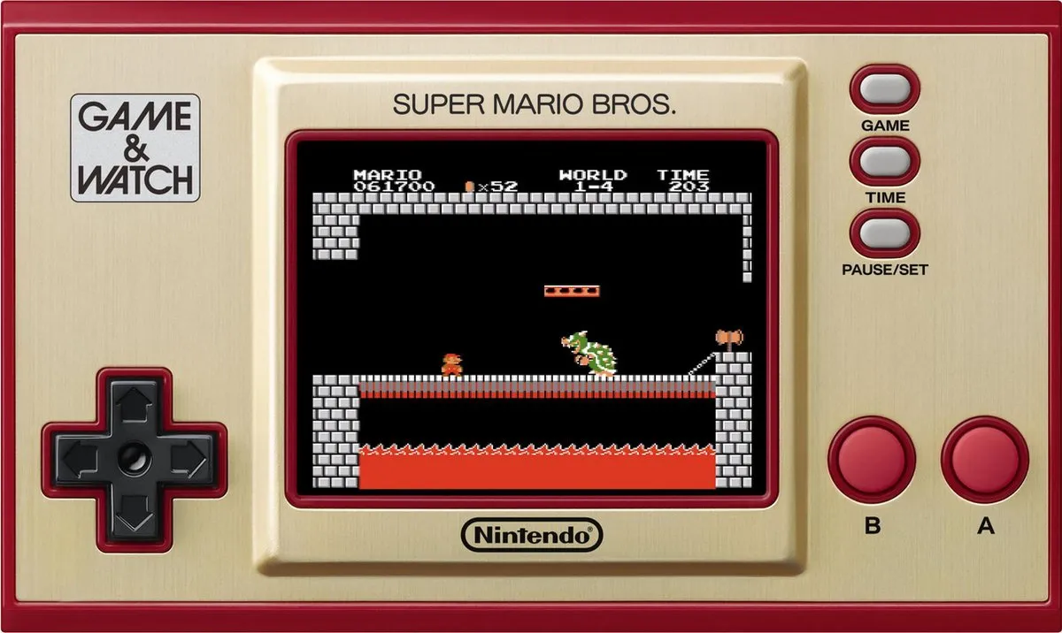 Nintendo Game & Watch Super Mario Bros - Goud/Bruin