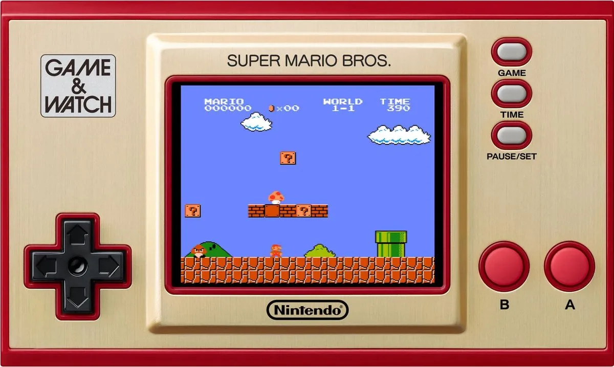 Nintendo Game & Watch Super Mario Bros - Goud/Bruin