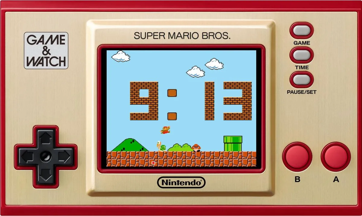Nintendo Game & Watch Super Mario Bros - Goud/Bruin