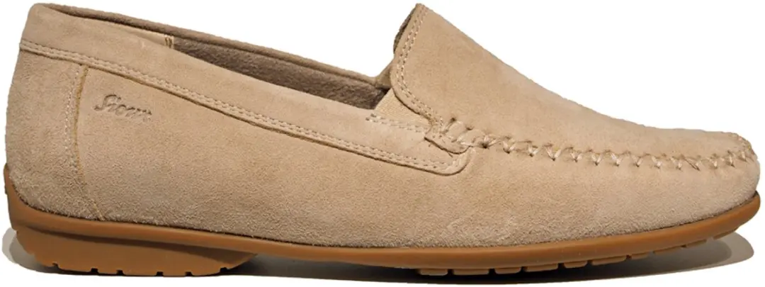 Sioux Instapper Cortizia-705-H Cocoa Taupe Suède Verwisselbaar Voetbed