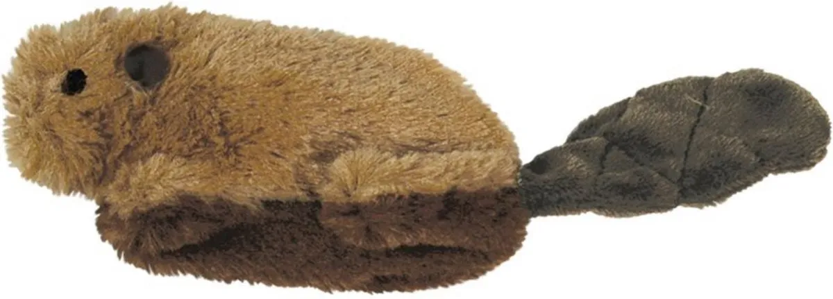 KONG Kat Catnip Bever Speelmuis - Bruin
