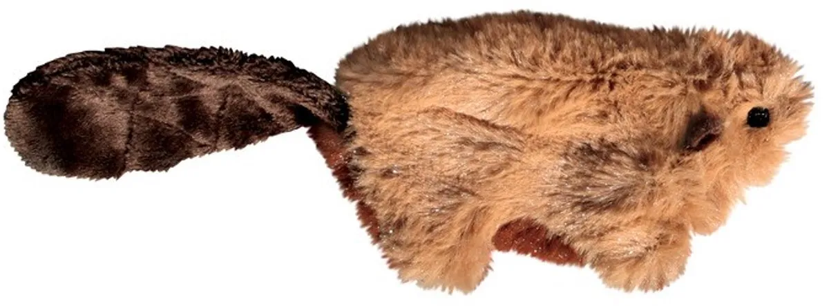 KONG Kat Catnip Bever Speelmuis - Bruin - afbeelding 6 van 6