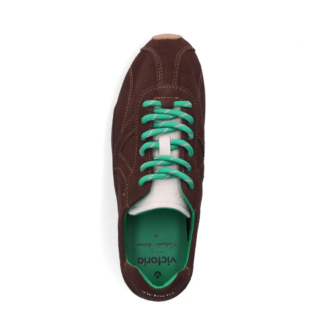 Victoria Aster Serraje Damessneaker - Bruin - afbeelding 5 van 6