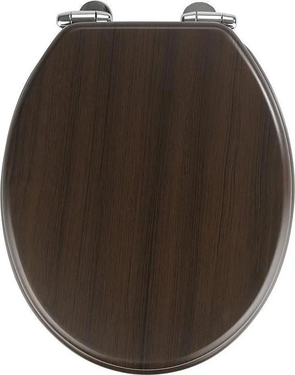 Wenko WC-bril Wenge 35,5x42,5cm MDF