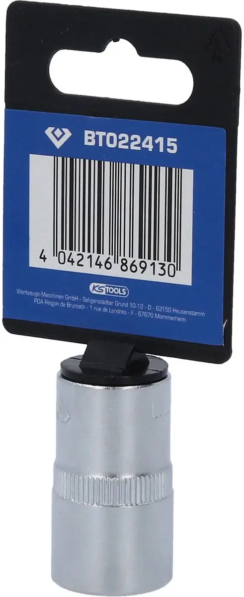 Brilliant Tools 1/2" twaalfkant dop 15 mm BT022415 - afbeelding 4 van 4