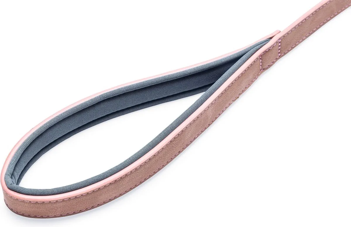 Beeztees Balacron Ax Hondenriem Kunstleer 100cm x 20mm - Roze
