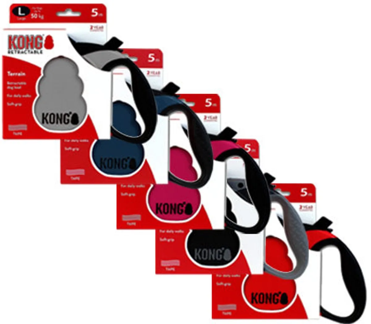 KONG Terrain Rollijn - 5m - Rood