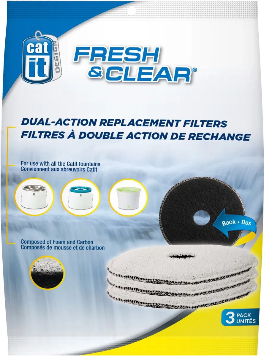 Catit Hagen Filter Wit - 15x15x1cm