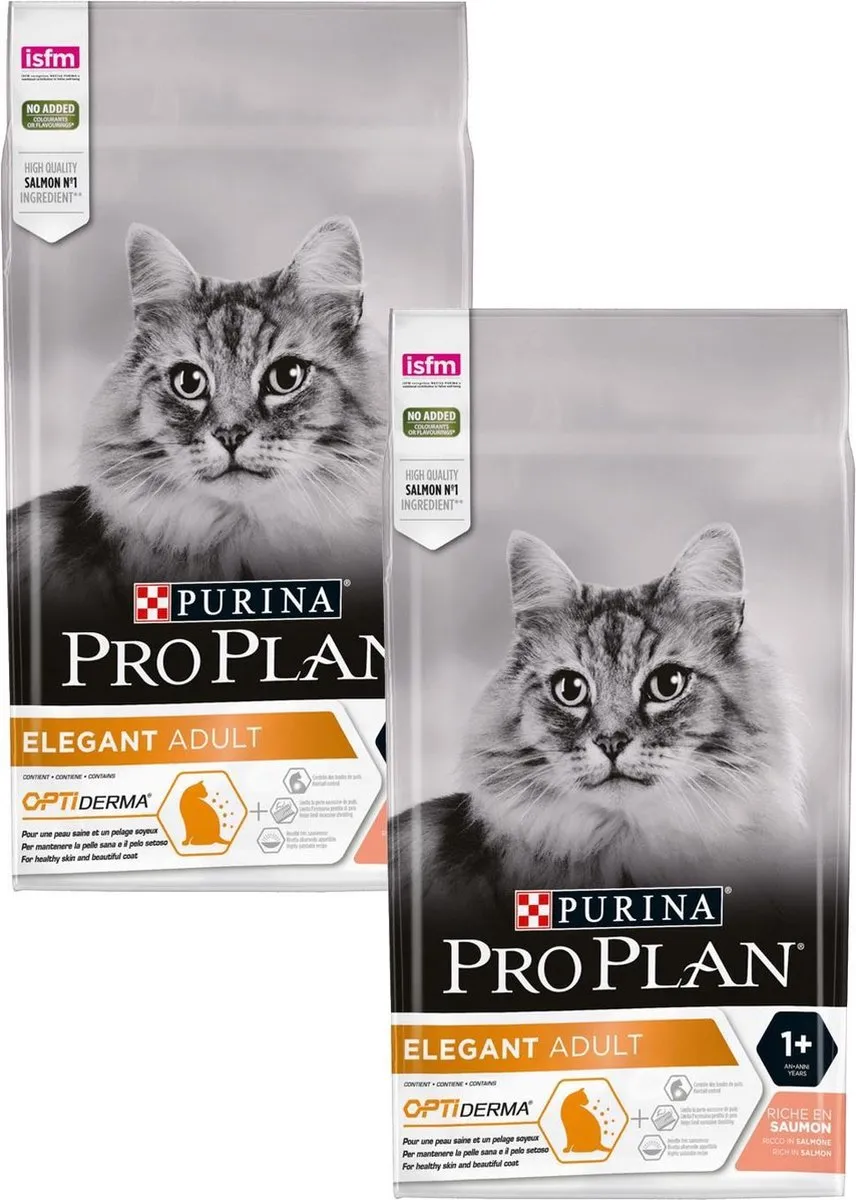 Pro Plan Cat Elegant Zalm Kattenvoer - 2x1.5kg