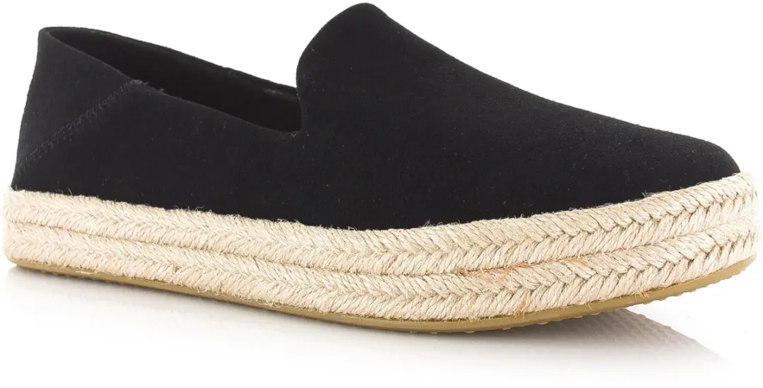 TOMS Carolina Dames Espadrilles - Zwart - afbeelding 6 van 6