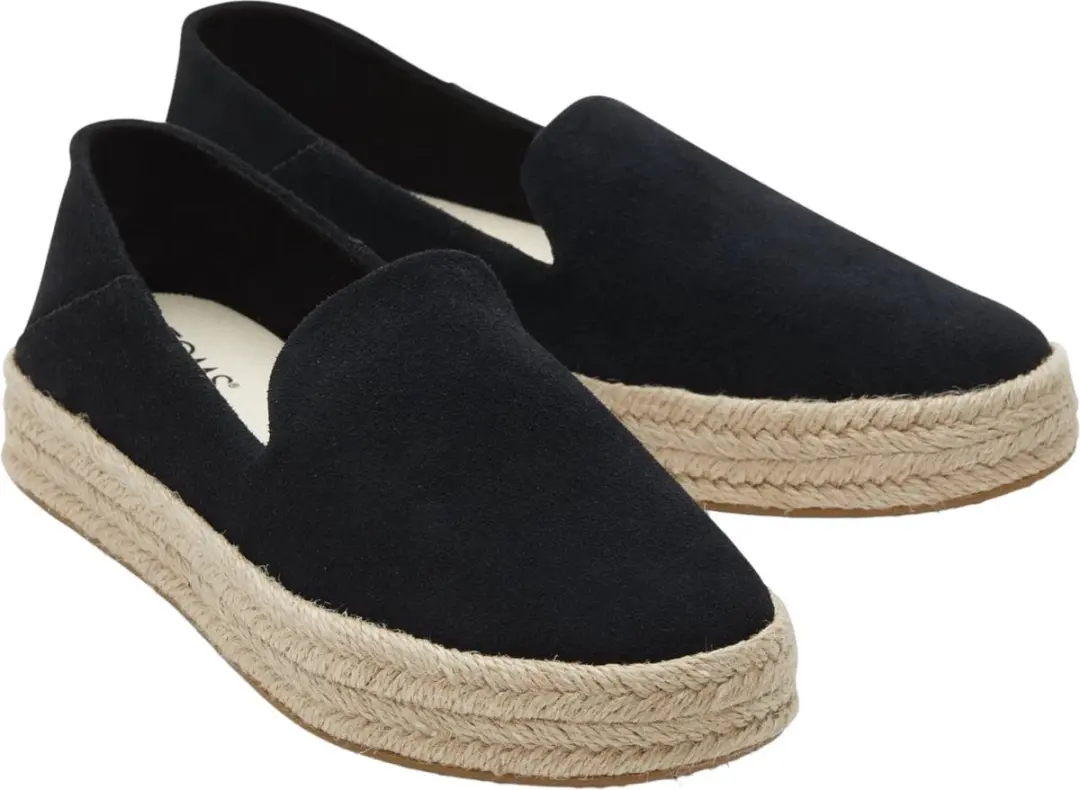 TOMS Carolina Dames Espadrilles - Zwart - afbeelding 2 van 6