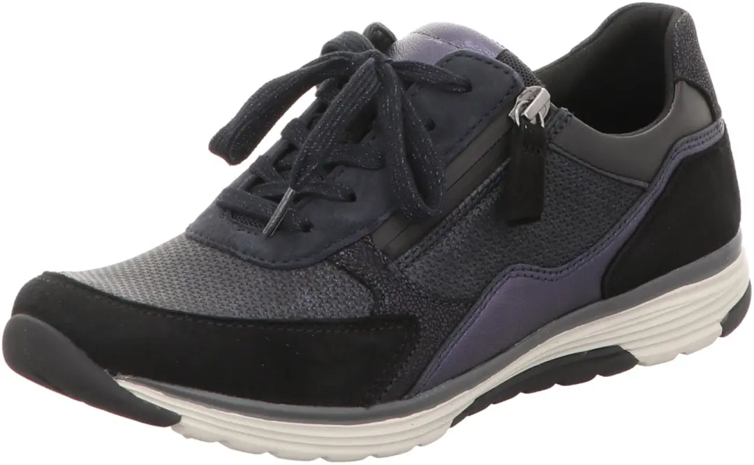 Gabor Dames Lage sneakers blauw maat 37