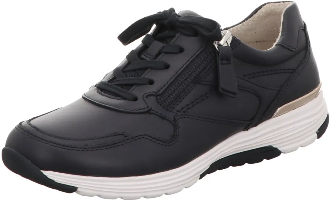 Gabor Dames Sportieve veterschoenen blauw maat 38