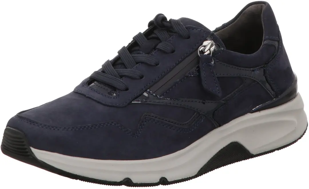 Gabor Dames Lage sneakers blauw maat 35