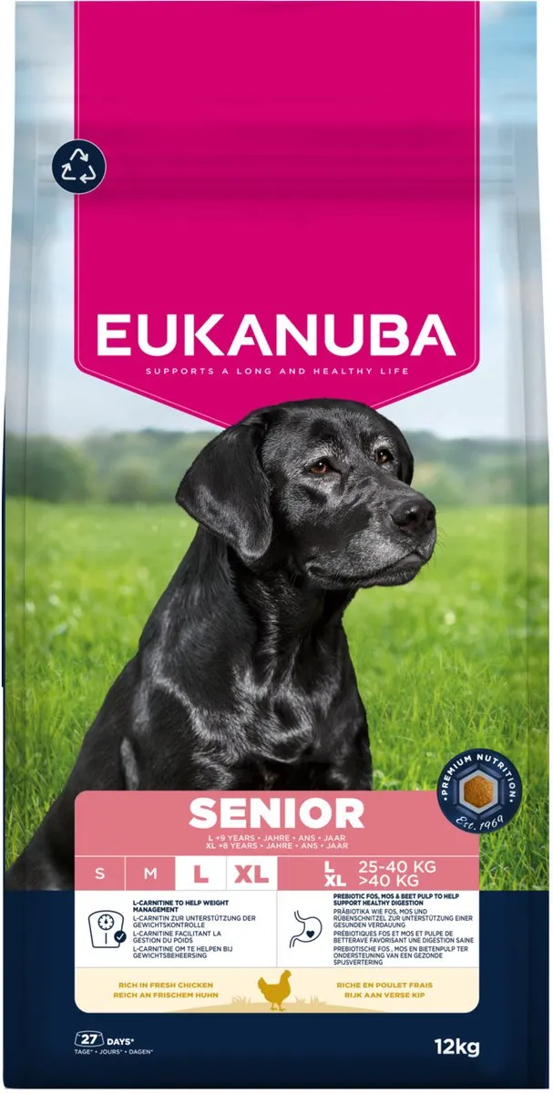 Eukanuba Senior Large Breed Kip Hondenbrokken 12kg