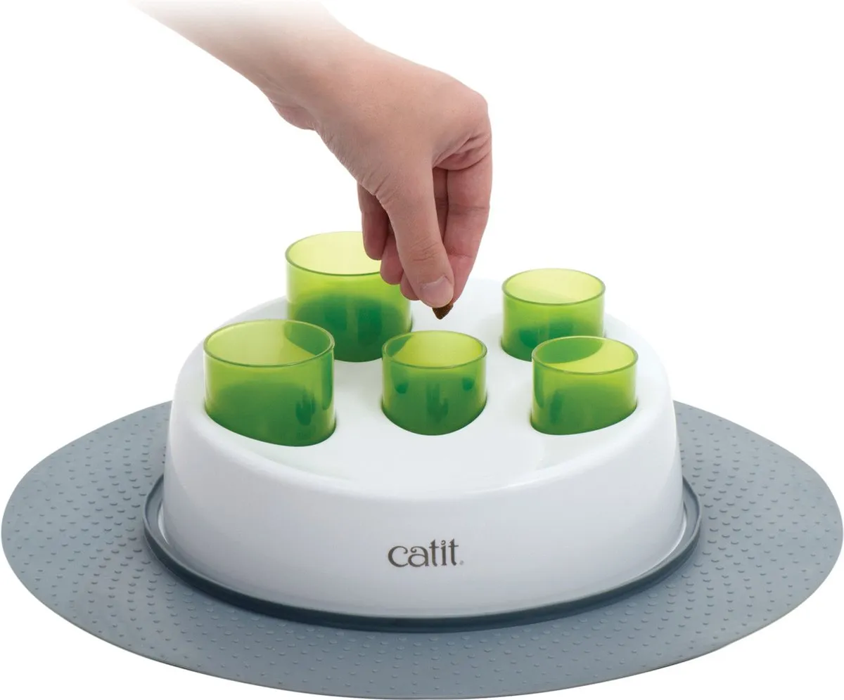 Catit Senses 2.0 Digger - Interactief - Wit - Voerbak -  Ø 24 cm