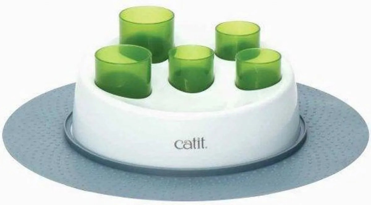Catit Senses 2.0 Digger - Interactief - Wit - Voerbak -  Ø 24 cm