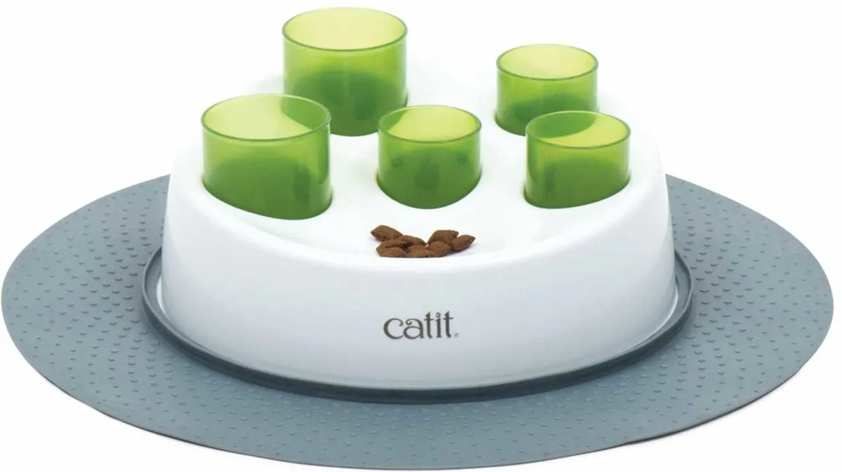 Catit Senses 2.0 Digger - Interactief - Wit - Voerbak -  Ø 24 cm