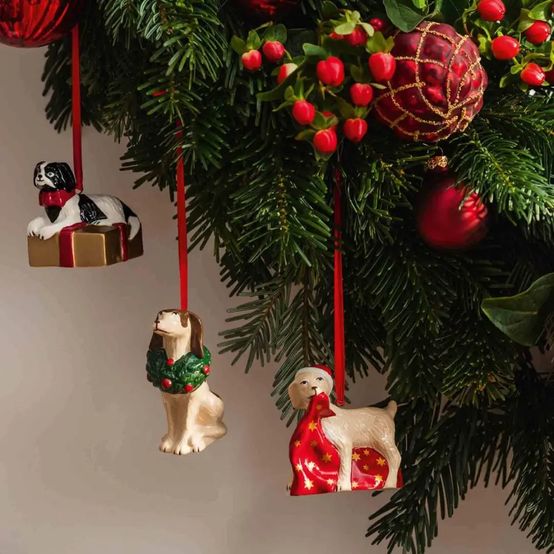 Villeroy & Boch Nostalgic Ornaments Hondjes - 3 Stuks - afbeelding 5 van 5