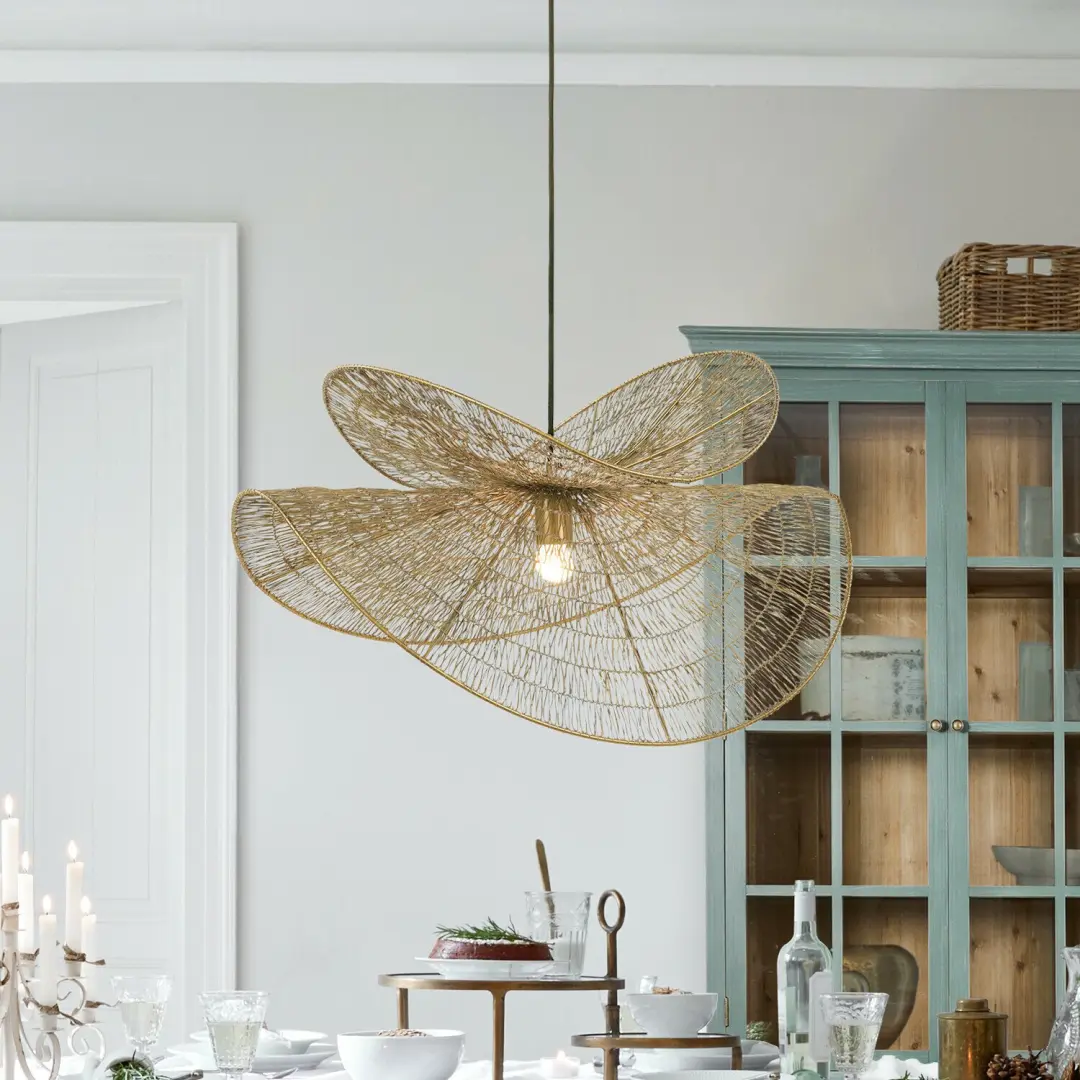 Loberon Zenlira Hanglamp - Antiekmessing - afbeelding 5 van 6