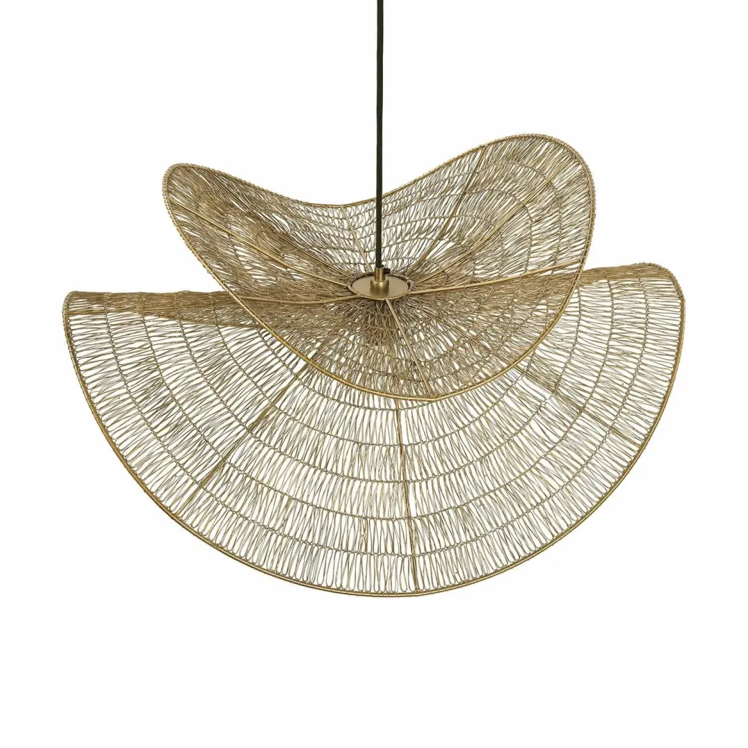 Loberon Zenlira Hanglamp - Antiekmessing - afbeelding 6 van 6