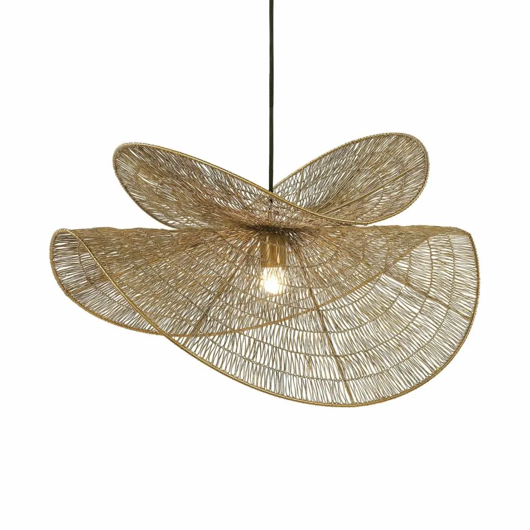 Loberon Zenlira Hanglamp - Antiekmessing - afbeelding 3 van 6