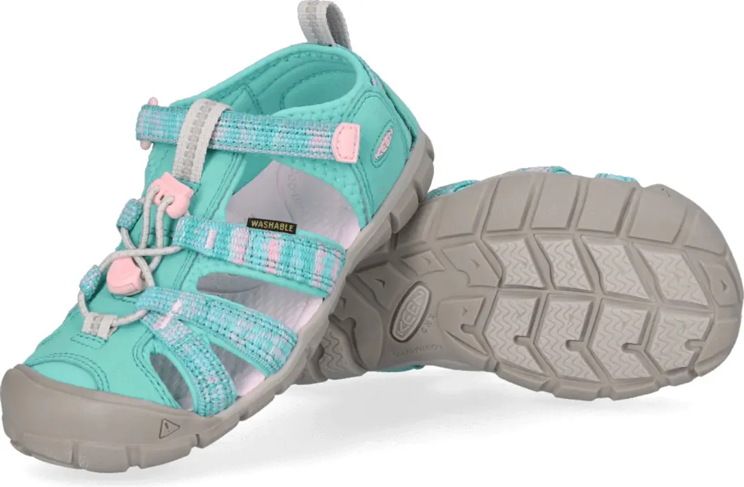 Keen Seacamp II Cnx Kinder Wandelsandalen - Aqua - 31 - afbeelding 6 van 6