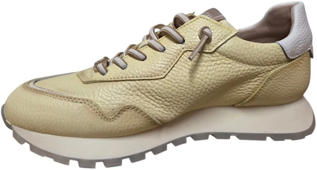 Hispanitas Dames Sneakers Leer - Geel - 42 - afbeelding 4 van 4