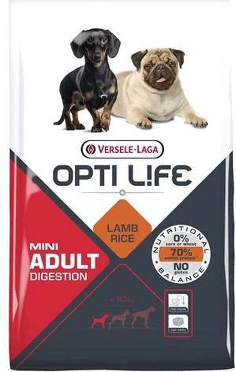 Versele-Laga Opti Life Adult Digestion Mini 2,5 kg - afbeelding 6 van 6