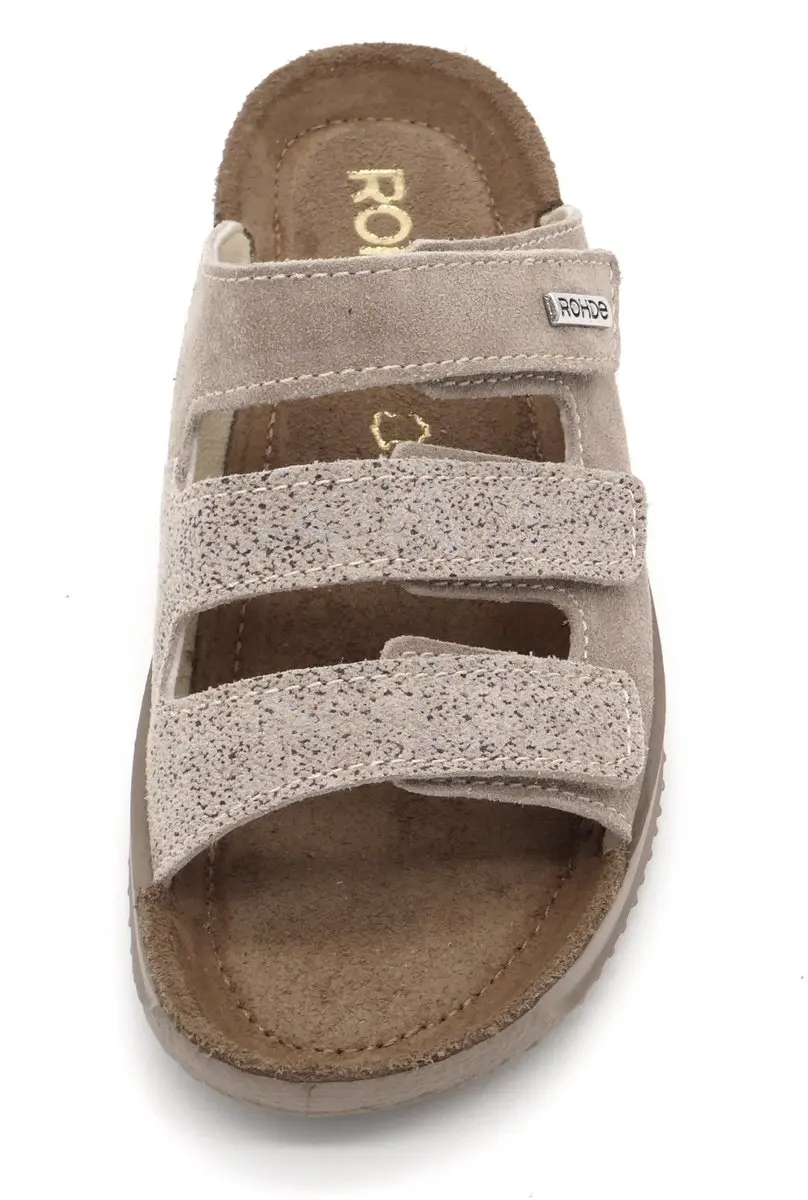 Rohde 1932 Dames Slipper Taupe - Maat 37 - afbeelding 3 van 4