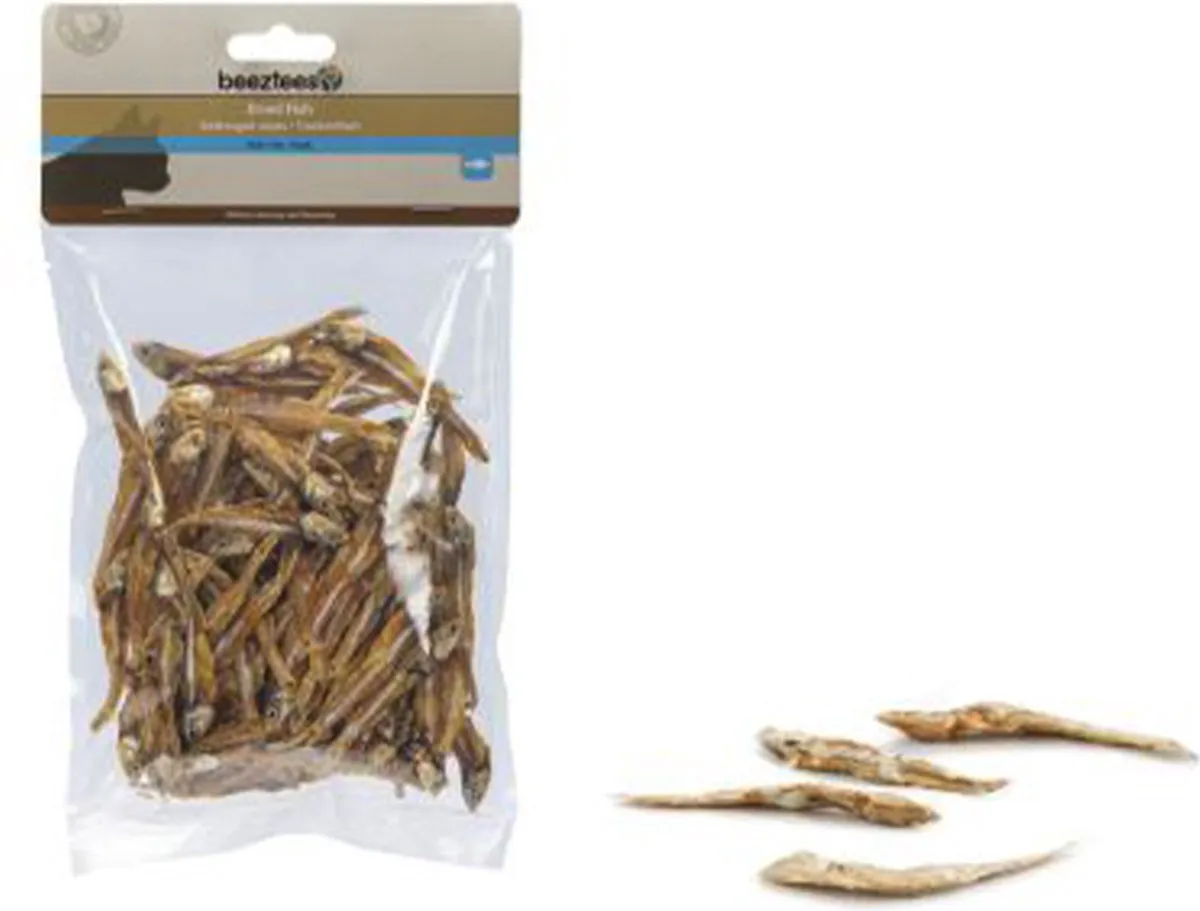 Beeztees Dried Fish Kattensnacks 100g