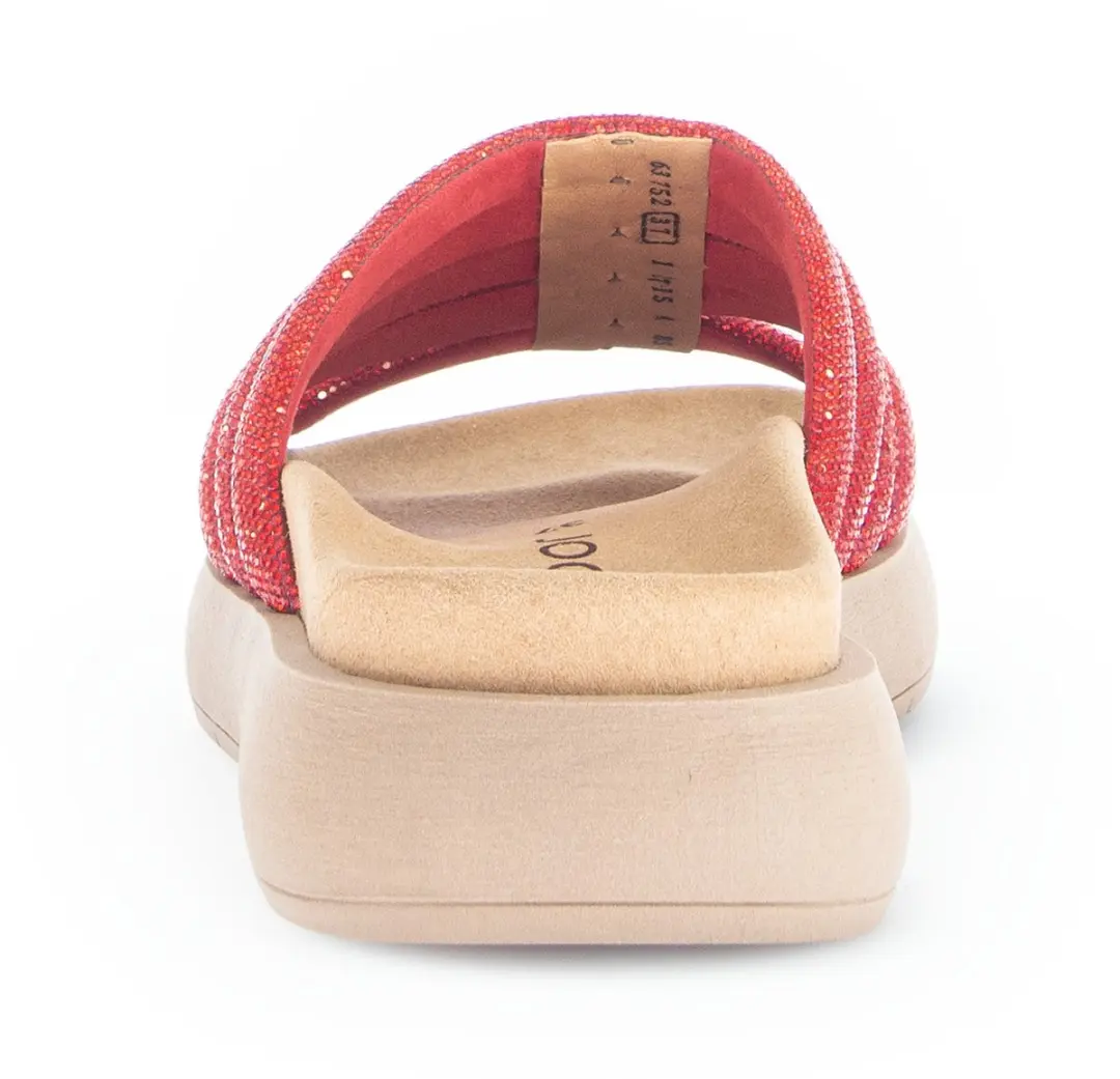 Gabor Damen Pantolette in rot