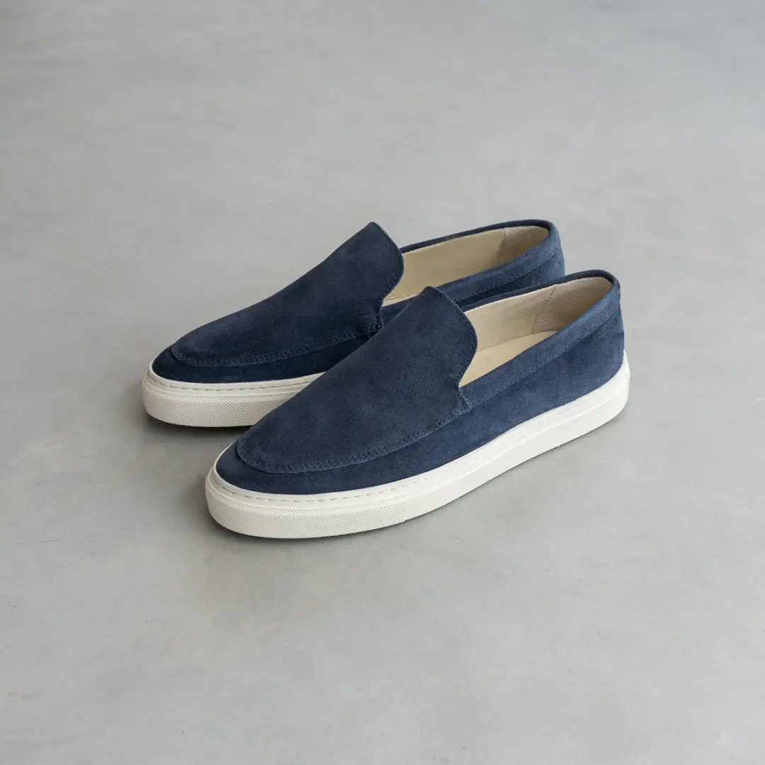 Omnio Malton Loafer Indigo Suede