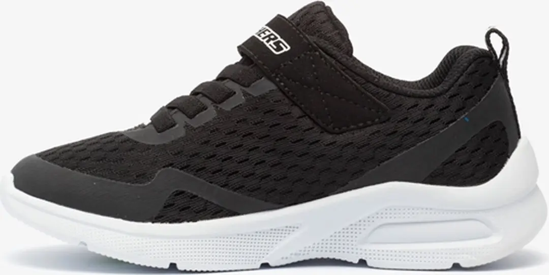 Skechers Microspec Max-Torvix Sneakers - Maat 34 - Zwart/Wit - afbeelding 6 van 6