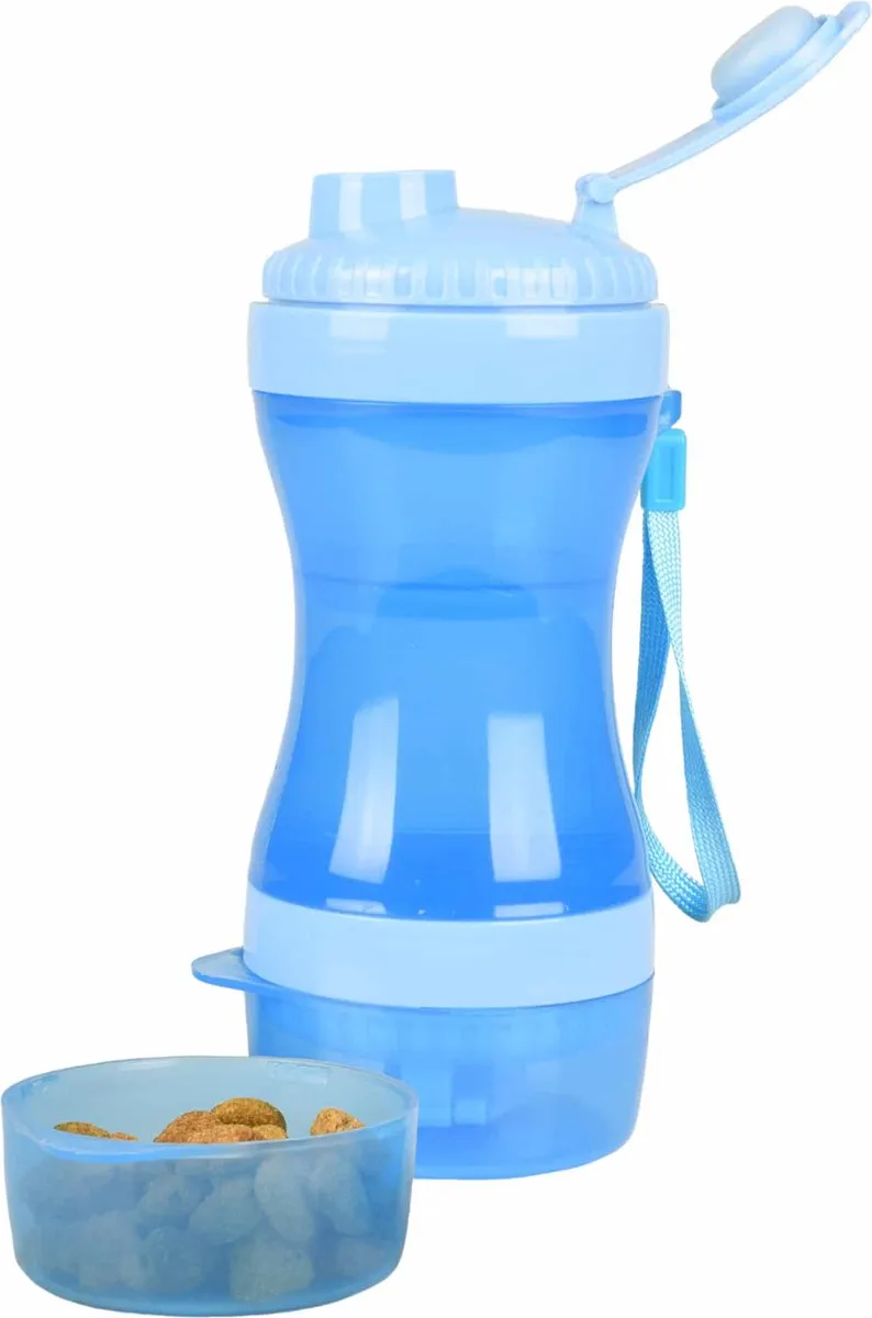 Flamingo Bassie Reisbeker Honden - Blauw 131255 - afbeelding 2 van 4