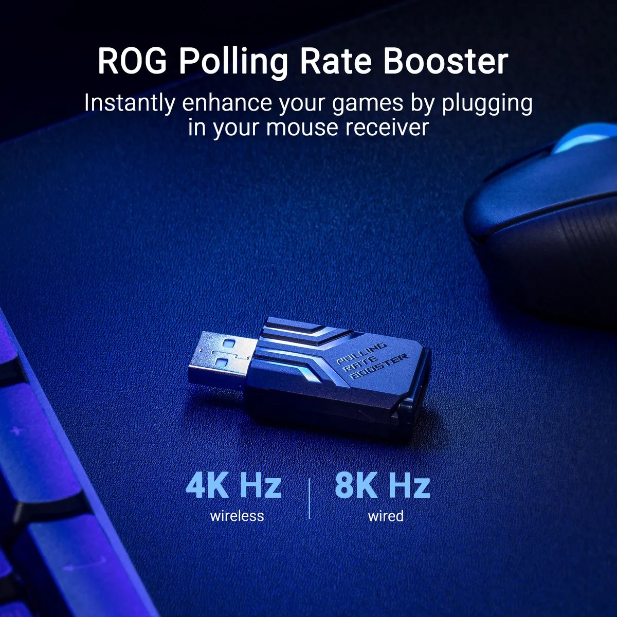 ASUS ROG Keris II Ace Muis - Draadloos 42.000dpi - Zwart