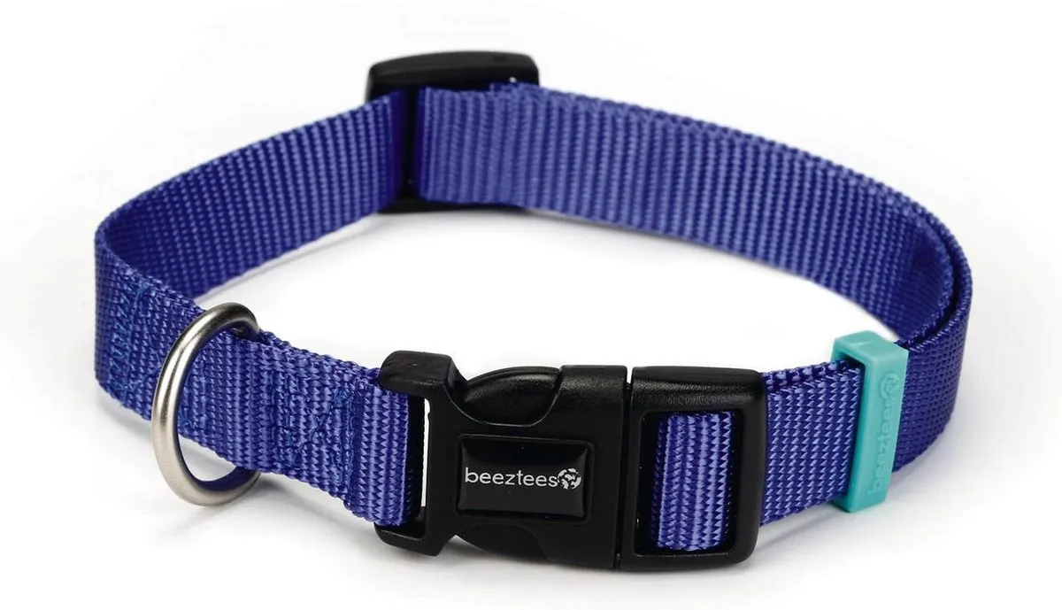 Beeztees Nylon Halsband Blauw