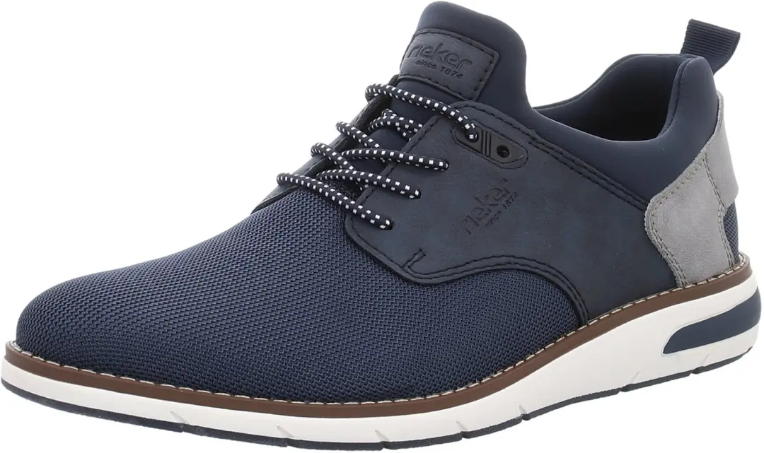 Rieker Heren Sportieve veterschoenen blauw maat 45