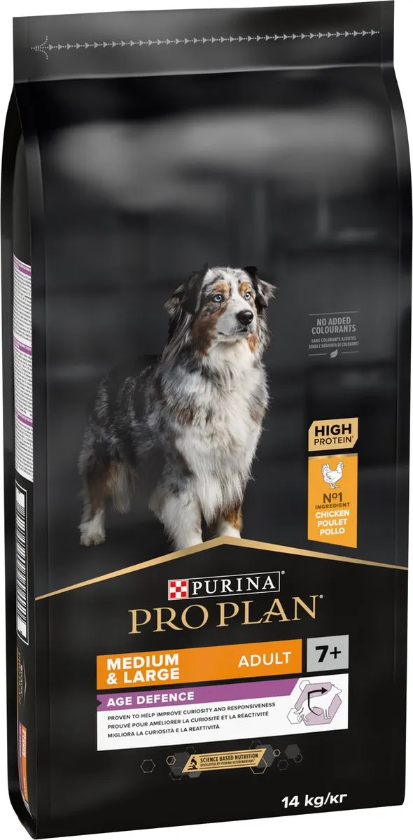 Pro Plan Age Defence Senior Hondenvoer Kip 14kg