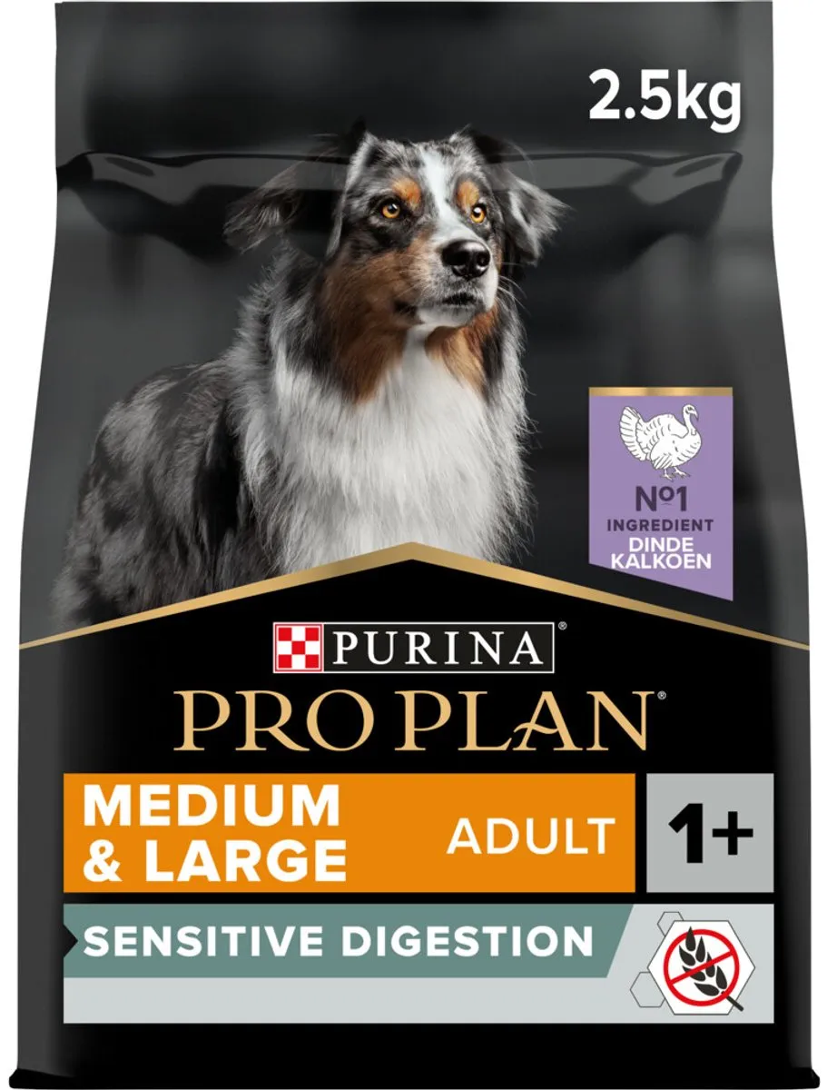 Pro Plan Optidigest Adult Graanvrij Medium/Large 2x2,5kg