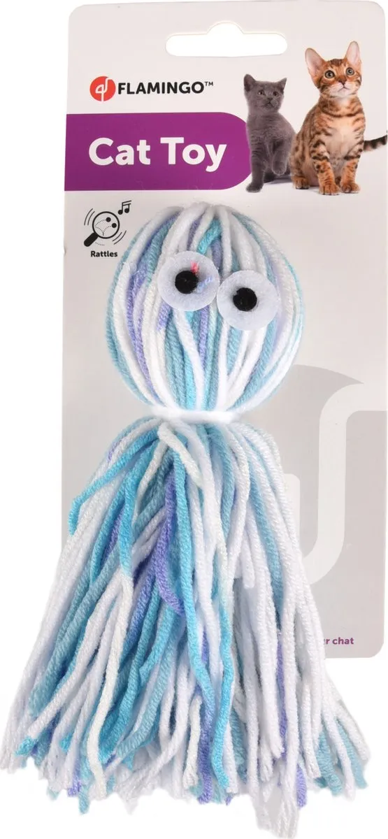 Flamingo Yarn Ps Yarn Inktvis Multi 15cm - Blauw