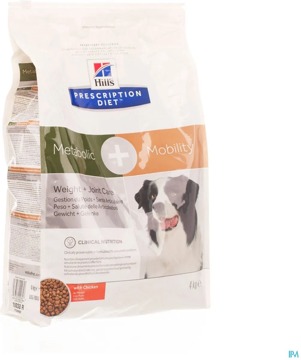 Hill's Prescription Diet Canine Metabolic & Mobility Kip 4kg
