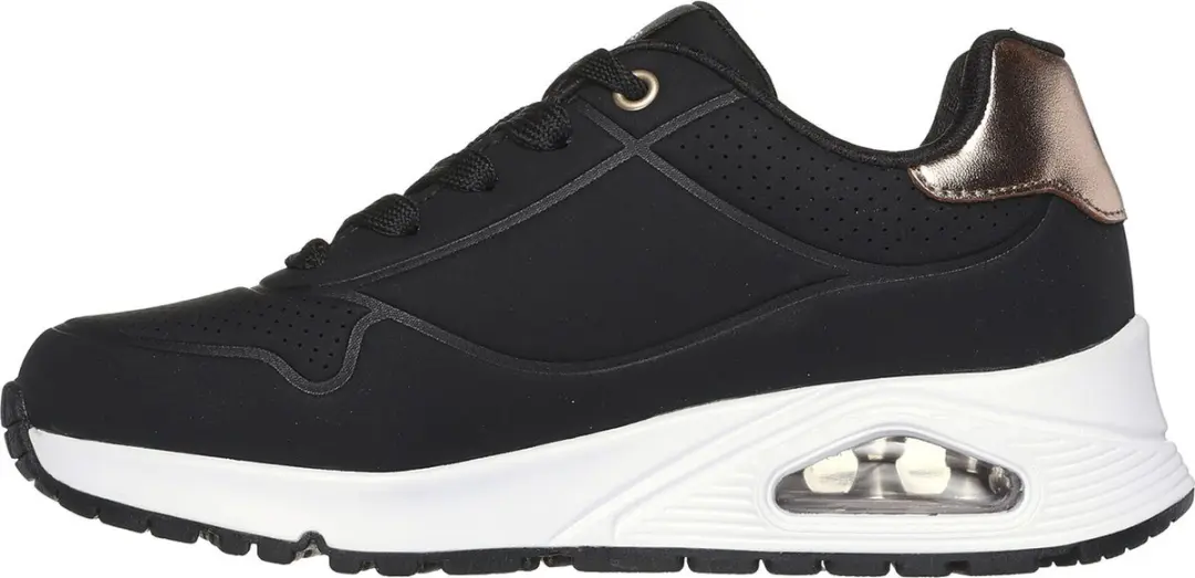 Skechers Kids Uno Gen 1 Shimmer Away Sneakers - Zwart - afbeelding 4 van 6
