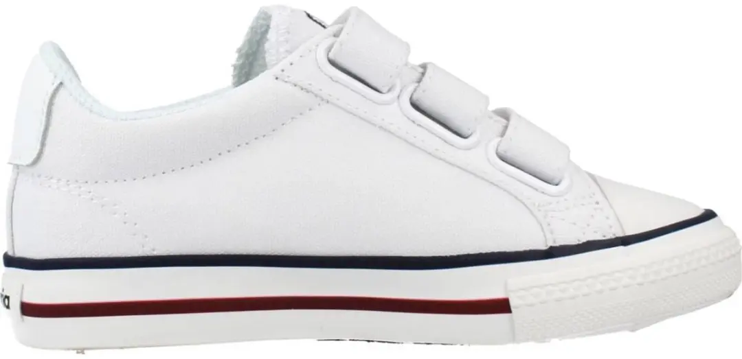 Victoria Witte Sneaker Canvas Velcro En Bumperneus maat 27