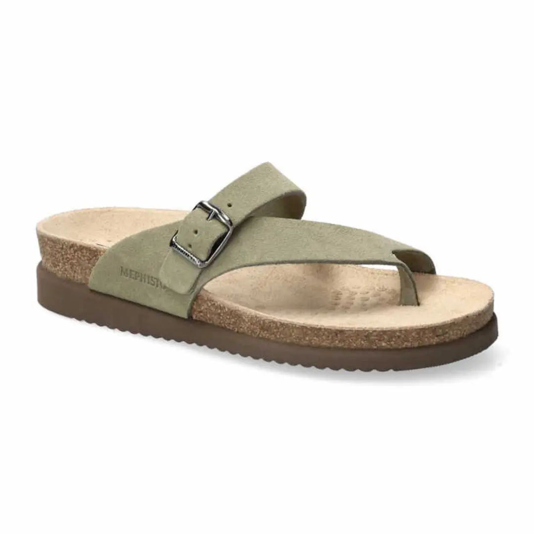 Mephisto Dames Slippers kaki maat 42