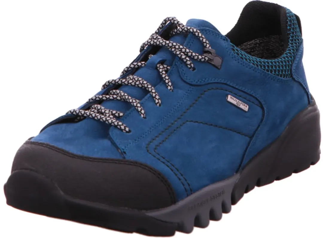 Waldläufer Heren Veterschoenen blauw maat 40,5