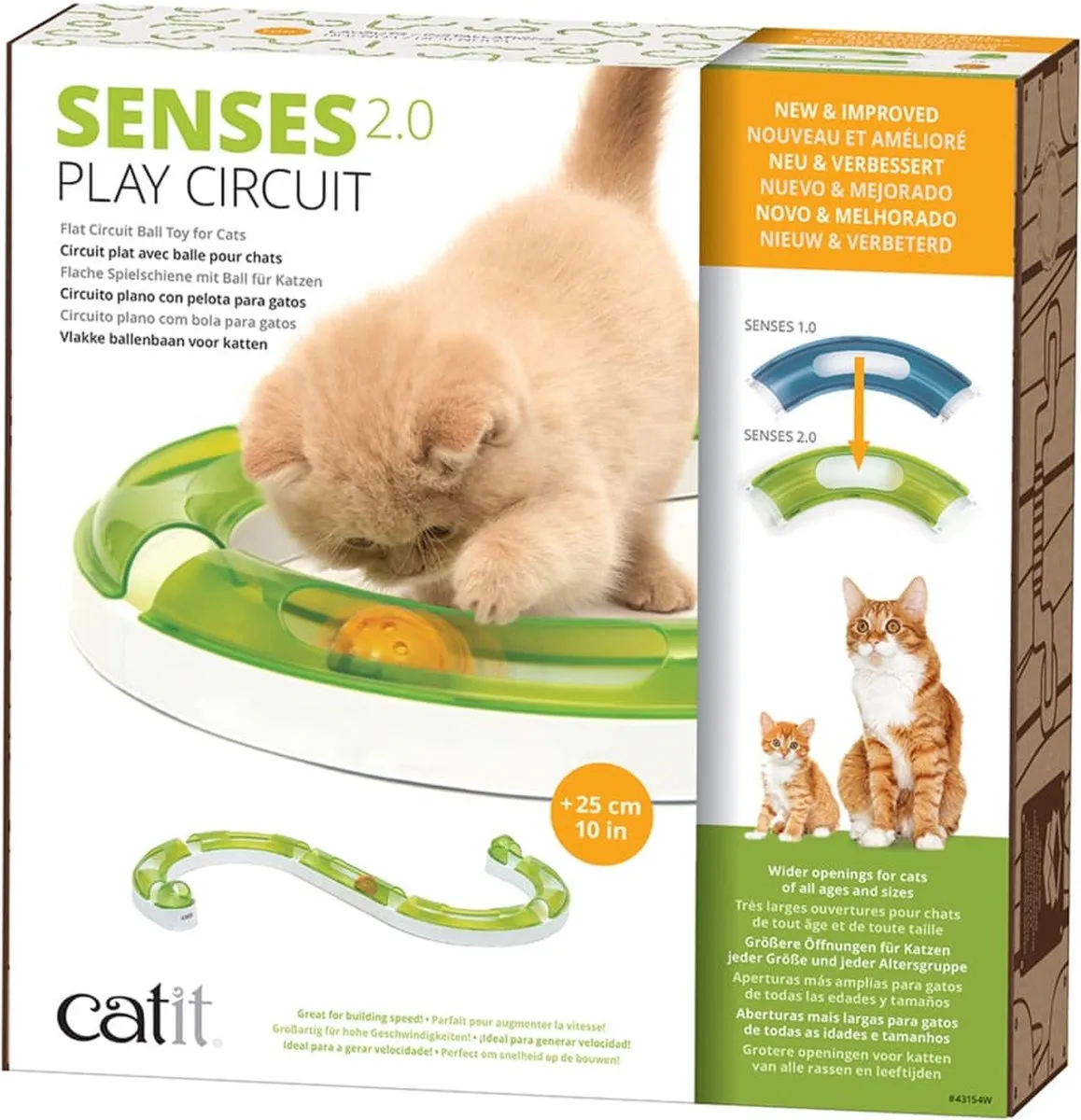 Catit Senses 2.0 Play Circuit Kattenspeelgoed - Groen